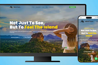 build a tour booking website for tour operators with wordpress