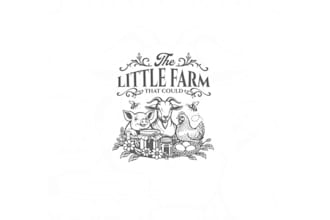 design a modern homestead farmhouse rustic logo