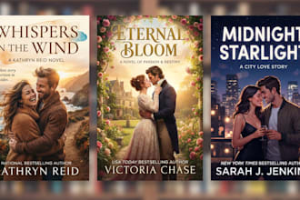 design professional romance book cover