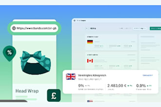 set up shopify markets multi currency translation and eu UK vat settings