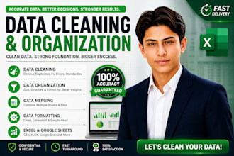 clean data in excel, merge, spilit and organize excel data