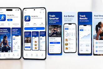 design aso app store screenshots for ios android apps with feature focused copy