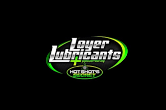 make farmers truck drivers logo with race car drivers