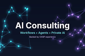 be your ai consultant for workflows, agents, and private ai setups