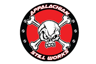 make rugged logo for a welder that works with distilleries