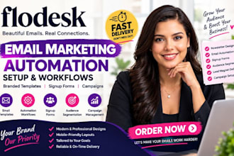 set up flodesk email marketing flodesk automation workflows