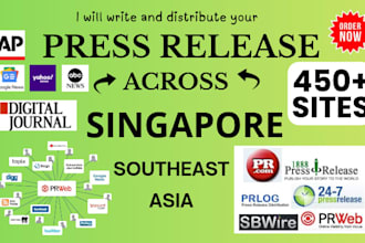 asia press release submit singapore malaysia vietnam thailand PR distribution