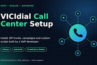 setup and customize vicidial call center dialer on asterisk