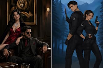 do romance character design nsfw dark mafia romance romantasy book cover artist