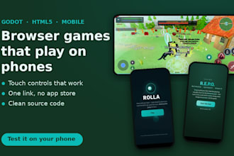 build a mobile ready browser game in godot or html5