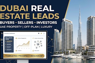 provide dubai real estate leads, property buyers and investors