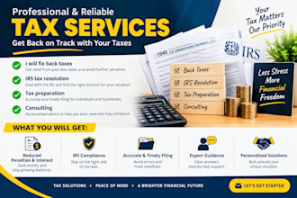 fix back taxes irs tax resolution tax preparation and consulting