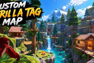 create custom gorilla tag fan game maps unity vr multiplayer online video game