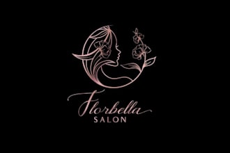 design custom sexy and beautiful ladies salon logo for you