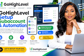 setup gohighlevel snapshot customize subaccount and gohighlevel automation