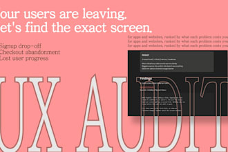 audit your product UX and find where users drop off