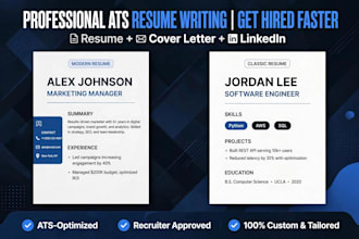 write ats resume and cover letter that gets interviews