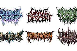 do melodic death swedish death finnish death metal lettering