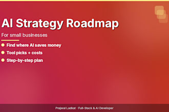 create an ai strategy and automation roadmap for your small business