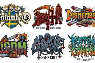 create osdm, hm2 death metal and swedish death design