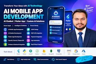 develop an ai mobile app, ai chatbot, and custom ai application