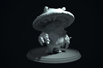 sculpt a custom 3d artisan keycap, figure, desk lamp