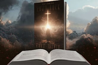 design faith based christian book cover, kindle cover design