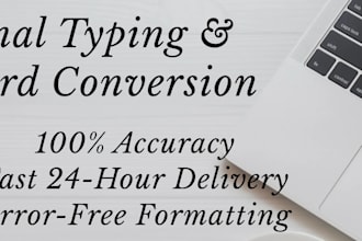 do fast typing and document formatting