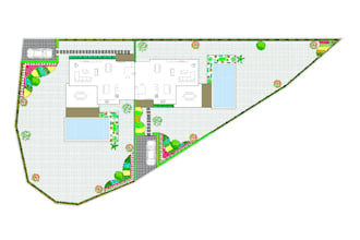design 2dplan 3dlandscape, terrace, backyard, garden design