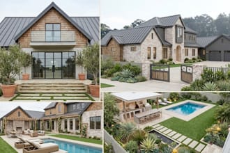 design and visualize your house exterior