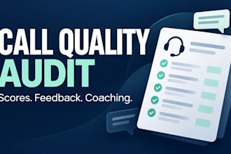 audit customer support calls with QA scores and feedback