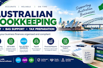 provide australian bookkeeping, bas, gst and tax preparation services