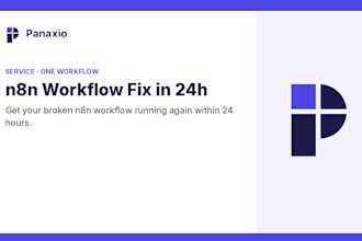 fix your broken n8n workflow within 24 hours