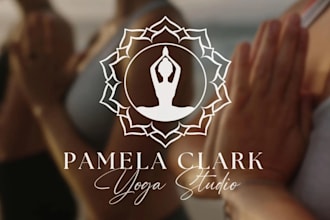 design a modern yoga, holistic wellness, health and spa logo for your brand