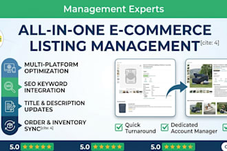 manage amazon, flipkart, meesho, etsy, jiomart and blinkit listings