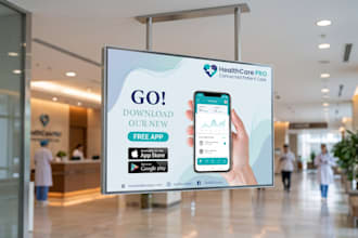 design healthcare signage, pharmacy shop signs, hospitals and clinic storefront
