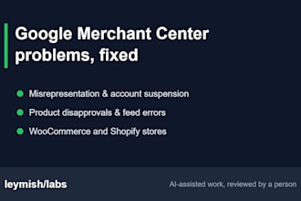 fix google merchant center misrepresentation and product disapprovals