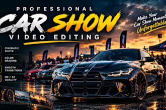 edit cinematic car show videos with smooth transitions