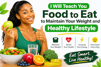 teach you food to eat to maintain your weight and healthy lifestyle