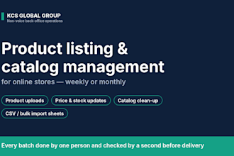 manage your shopify product listings and catalog every month