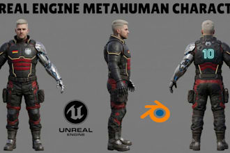 create a realistic custom metahuman character for unreal engine 5