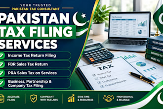 file fbr income tax, sales tax and pra services tax returns