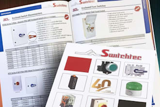 design electrical engineering product catalog, tools and machinery booklet