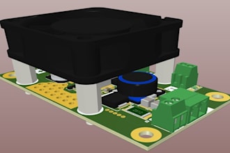 design led driver and controller pcb layout for lighting projects