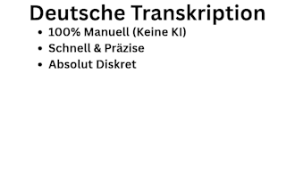 transcribe german audio or video accurately