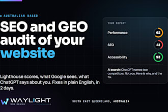 do an SEO and GEO audit of your website for google and ai search