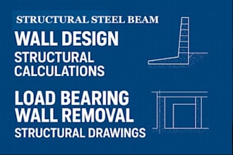 prepare structural compliance letters and beam design calculations report