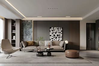 architectural  interior rendering facade design, 3d model