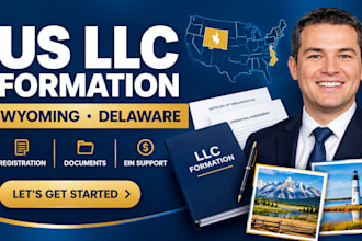 help form your US llc in wyoming or delaware