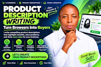 write SEO product description that turn browsers into buyers